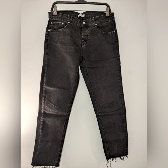 Zara - Black boyfriend jeans - Picture 1 of 2